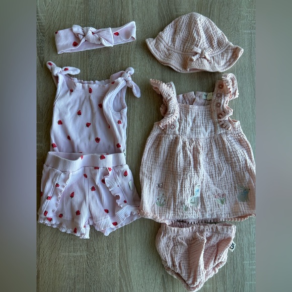 3-6 Month Rabbit + Bear Outfit Sets - Picture 6 of 9